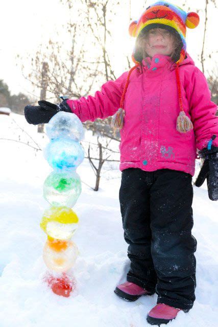 Make Cool Frozen Rainbow Orbs And Sculptures Cbc Parents Winter