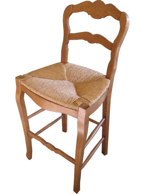 Carles to legs, circa late 20th century. Country French Ladderback Counter Stool $425 seems steep ...