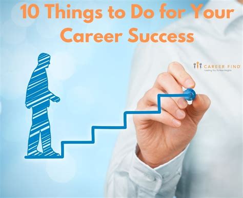 10 Things To Do For Your Career Success Your Career Find Leading