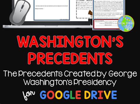 George Washington Precedents Teaching Resources