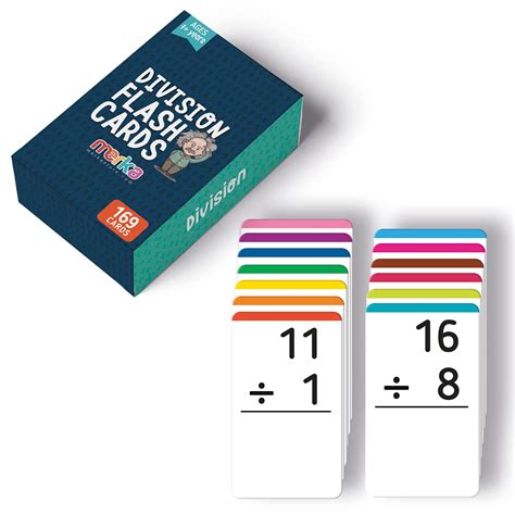 Buy Merka Division Flashcards Learning Math Facts Numbers 0 12