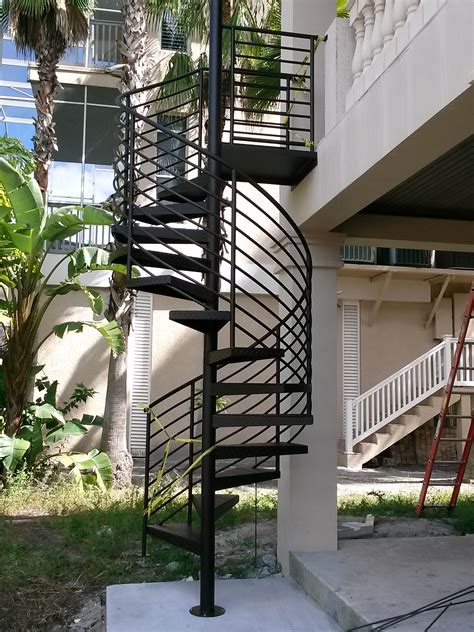 Cool Metal Spiral Staircase Outdoor References Stair Designs