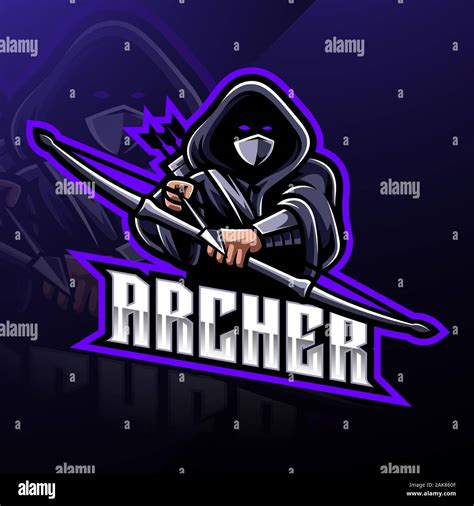 Archer Sport Mascot Logo Design Stock Vector Image And Art Alamy