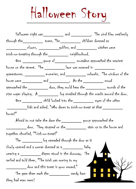 Free Halloween Stories Printables Web Now You Can Make It Even More Fun