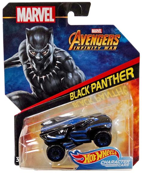 Hot Wheels Avengers Infinity War Character Cars Black Panther Die Cast