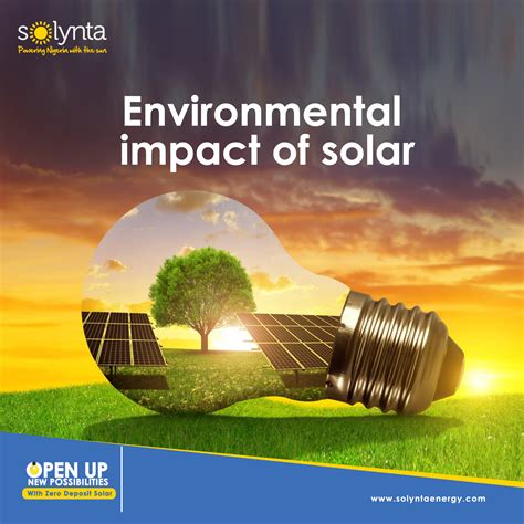 Environmental Impacts Of Solar Energy Solynta Energy