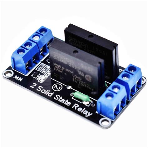 5v Dc 2 Channel Solid State Relay Board For Arduino