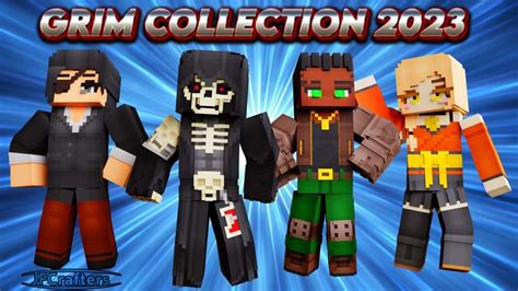 Grims Collection 2023 By Jfcrafters Minecraft Skin Pack Minecraft