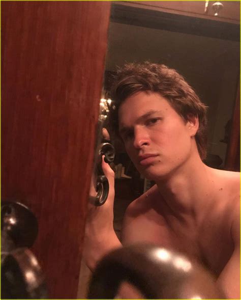 Ansel Elgort Goes Shirtless In New Selfies On Instagram Photo