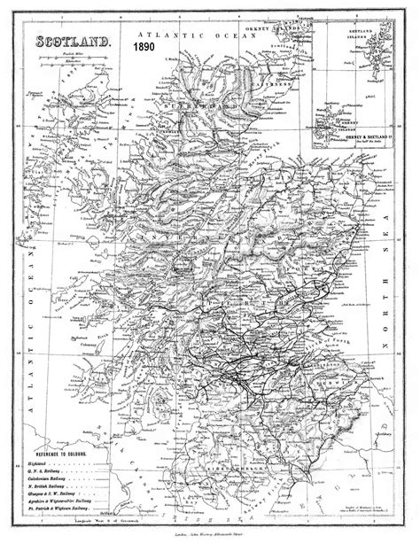 Scotland Rail Map
