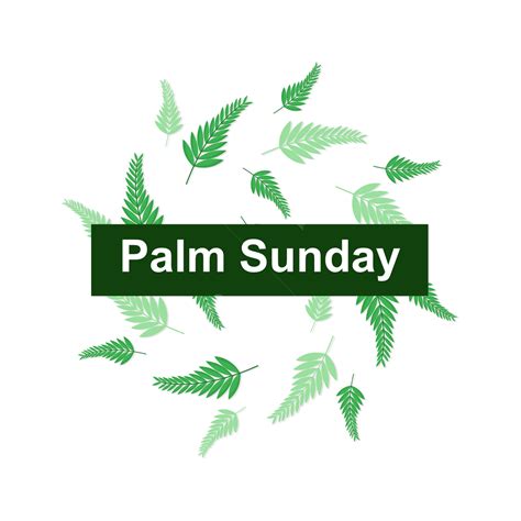 Palm Sunday Vector Design Images Sunday Palm Vector Design Sunday 28