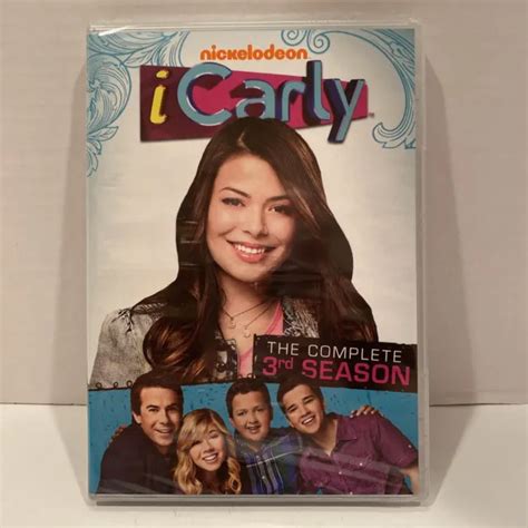 Icarly The Complete 3rd Season Dvd 2012 2 Disc Set Nickelodeon New