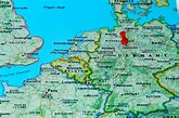 Hannover, Alemania Fijó En Un Mapa De Europa Foto de archivo - Imagen ...