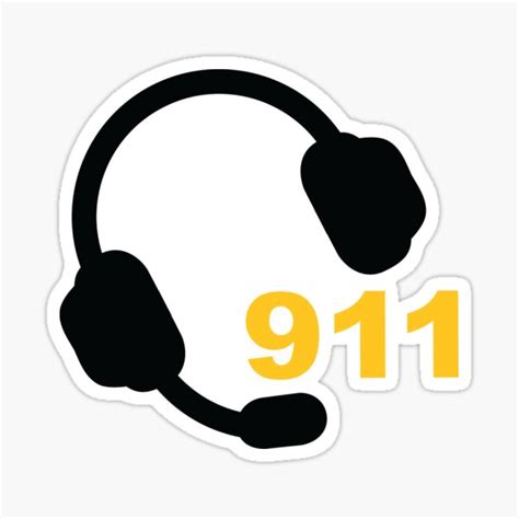 911 Dispatcher Sticker By Plldesigns Redbubble
