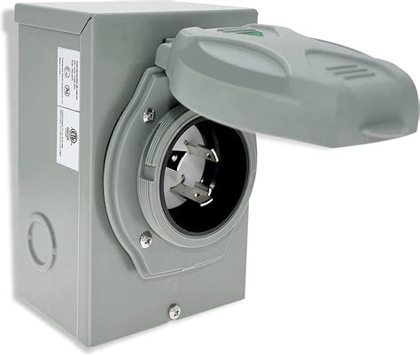 Buy Miady 30 Amp Generator Power Inlet Box Nema 3r Power Inlet Box L5