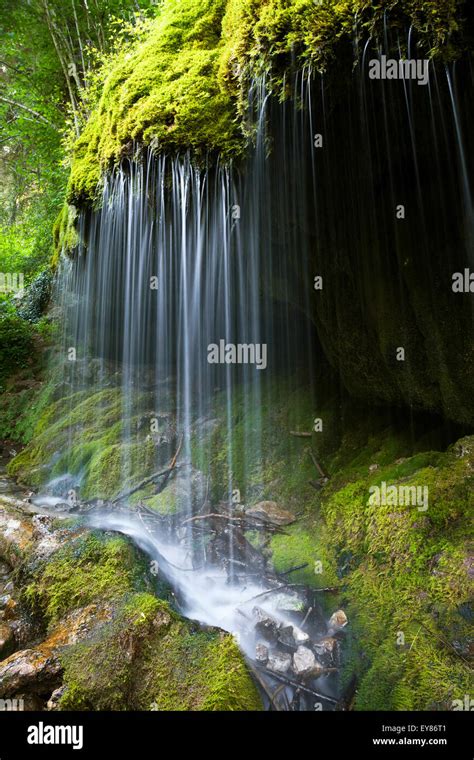 Mossy Waterfall Wutachschlucht Gorge Black Forest Baden Württemberg