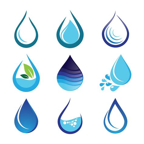 Water Drop Logo Images 3170929 Vector Art At Vecteezy