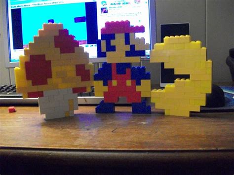 Lego Mushroom Mario And Pacman A Photo On Flickriver