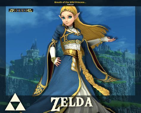 Breath Of The Wild Princess Zelda Super Smash Bros Ultimate Mods
