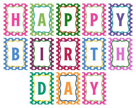 10 Best Diy Birthday Banner Printable Template