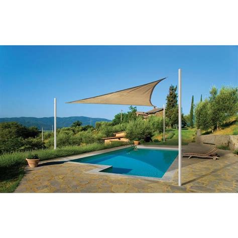 When building a shade sail, you'll need to carefully plan out the project before you begin. ShelterLogic 12 ft. W x 12 ft. L Triangle Sun Shade Sail ...