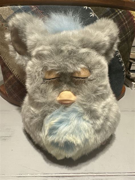 Emoto Tronic Furby 2005 59294 Blue Grey Gray Cloudy Sky For Parts Not