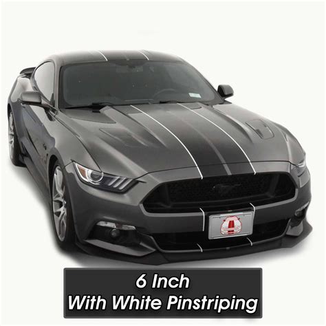 Matte Black Racing Stripes With Pinstripes For A 2015 2016 Or 2017 M