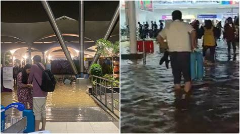 Ahmedabad Airport Flooded Videos Go Viral Passengers Urged To Check