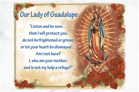 Our Lady Of Guadalupe Prayer Pillowcase Prayer Pillowcases