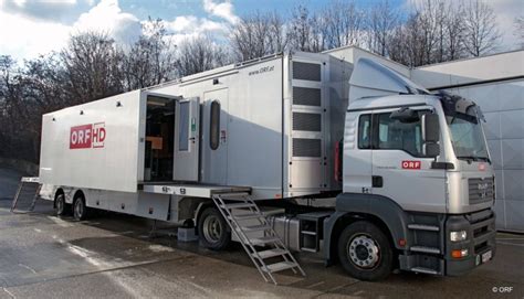 Pierwszy program austriackiej telewizji publicznej. OB Trucks: ORF FÜ22 HD | LIVE-PRODUCTION.TV