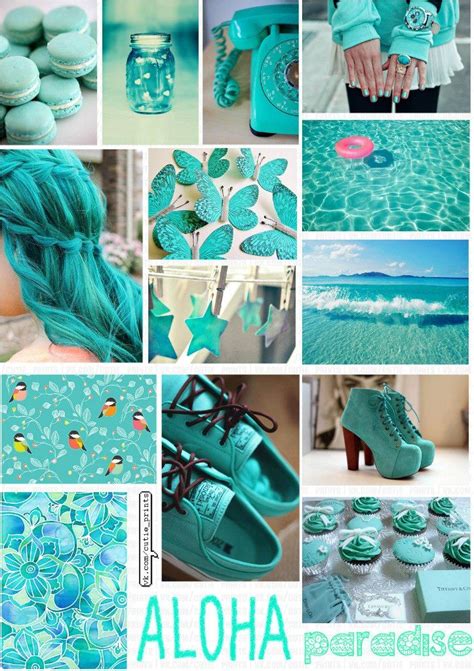 Цветные темы 29 фотографий Color Collage Shades Of Turquoise