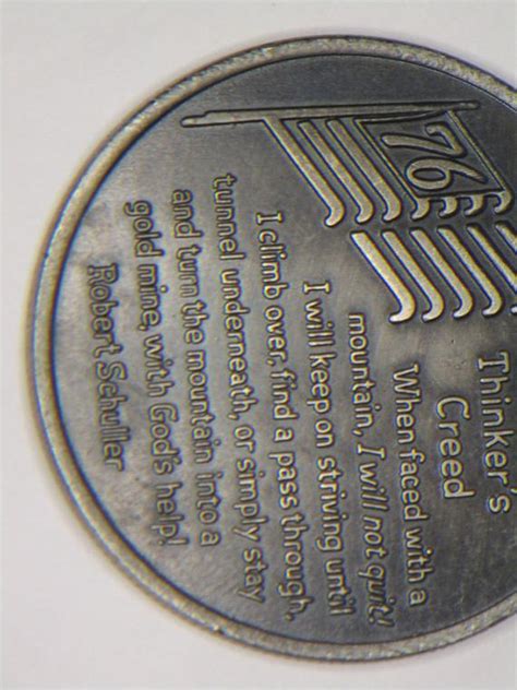 1976 Médaille Ms Robert Schuller Possibility Thinkers Creed Etsy