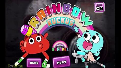The Amazing World Of Gumball Rainbow Ruckus Cartoon Network Games