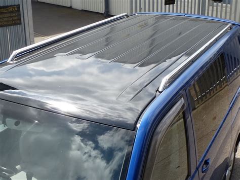Vw T5 T6 Transporter Swb Roof Rails Oe Genuine Style Stainless Steel