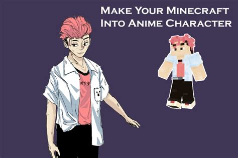 Draw Your Minecraft Skin Roblox Avatar Into Anime Style By