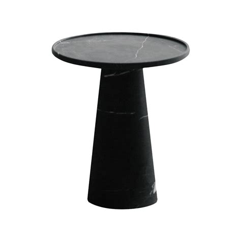 Pedestal Black Marble Side Table Black Marble Side Tables Side Table