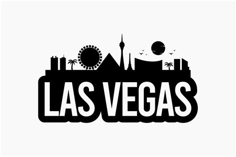 Las Vegas Bold Skyline Graphic By Berridesign · Creative Fabrica
