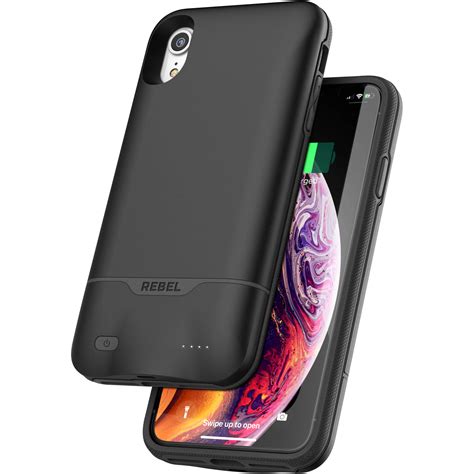 Encased Rebel Power Battery Case For Iphone Xr Black Rp71bk