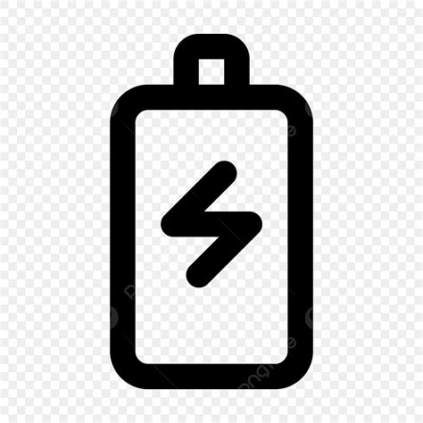 Battery Charge Clipart Transparent Background Battery Charge Line Icon