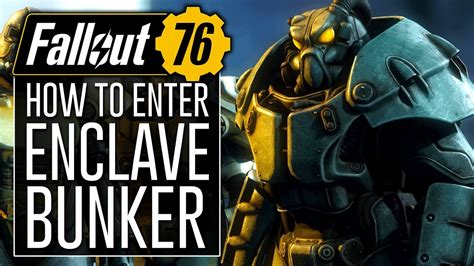 Fallout 76 How To Enter The Enclave Bunker Walkthrough Youtube