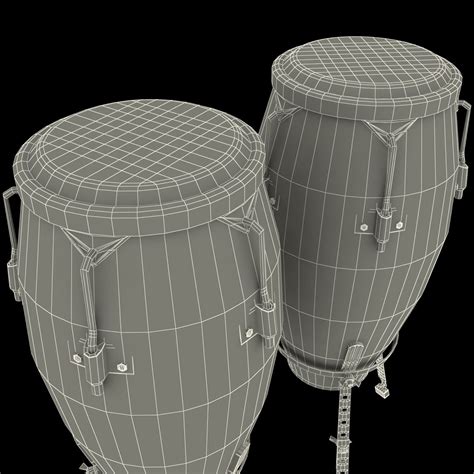 Conga Drums 2 Modelo 3d 49 3ds Lwo Obj Ma C4d Max Free3d