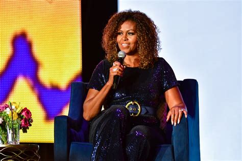 Michelle Obama Ombre Curls At Essence Fest 2019 Popsugar Beauty