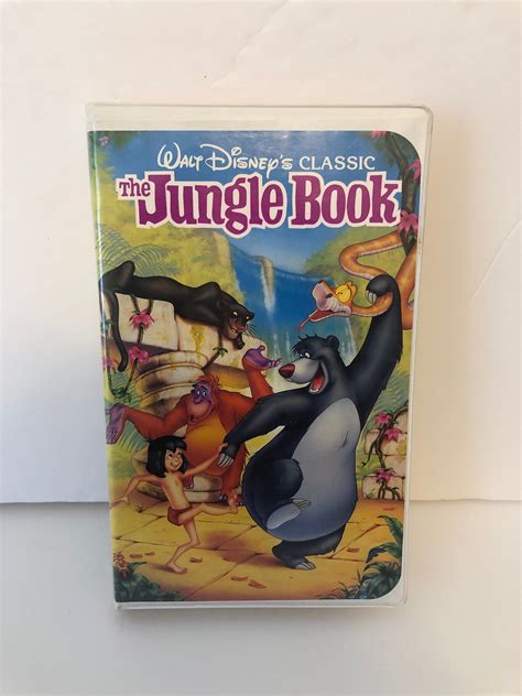 Walt Disney Classic The Jungle Book Vhs Black Diamond Clamshell Factory The Best Porn Website