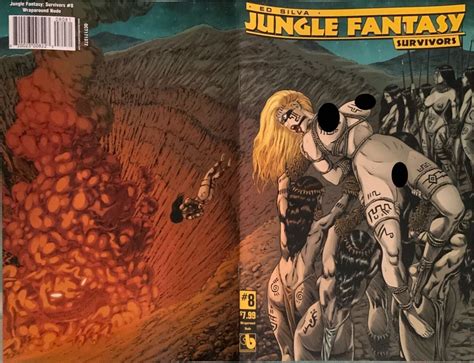 Jungle Fantasy Survivors Wraparound Nude Cover Comic Books