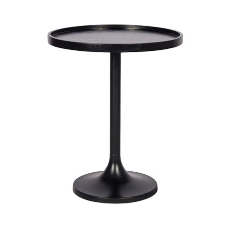 Blythe Metal Lamp Table Black Heartlands Furniture Wholesale Ltd