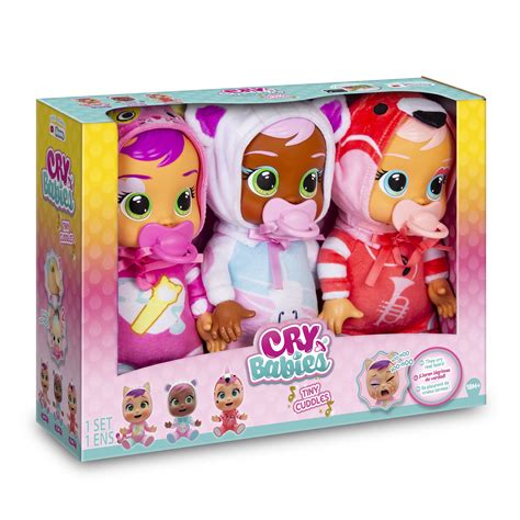 Cry Babies Tiny Cuddles Music Edition 3pk Daisy Pearly And Dotty