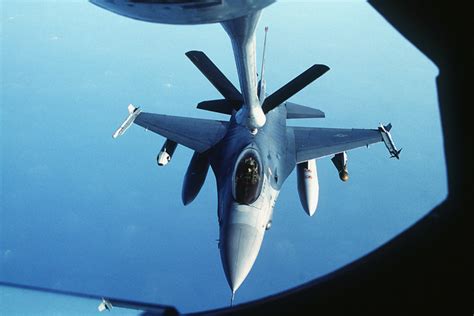 An F 16c Fighting Falcon Aircraft From The 36th Fighter Squadron