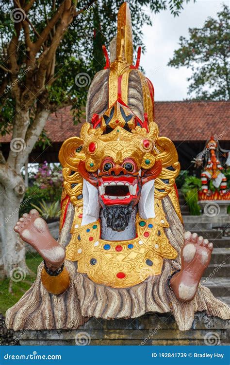 Barong Statue At Tirta Gangga Water Palace Taman Tirtagangga Former
