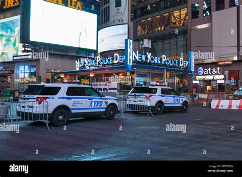 New York Police Department Times Square Midtown Manhattan New York