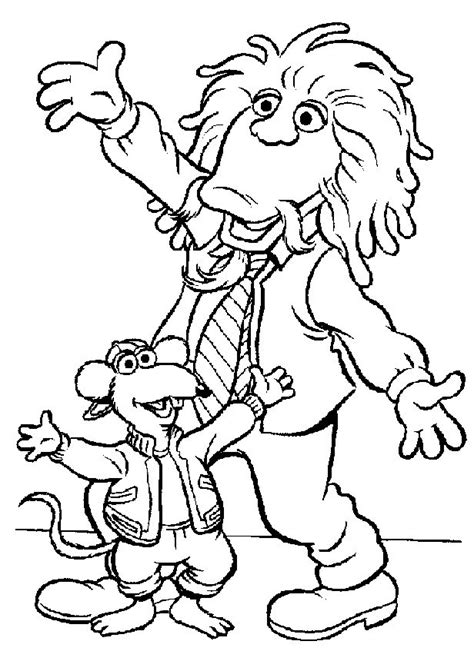 The Muppets Free Colouring Pages